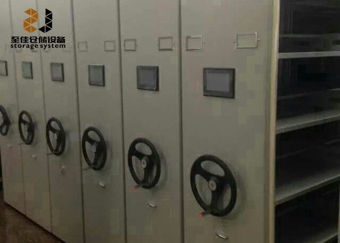 Güvenlik kilidi 6 katmanlı yüksek yoğunluklu mobil depolama sistemleri ofis / banka için