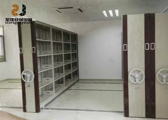 Barut kaplama dosya dolabı depolama sistemleri, güvenlik kilidli mobil kütüphane raf sistemleri