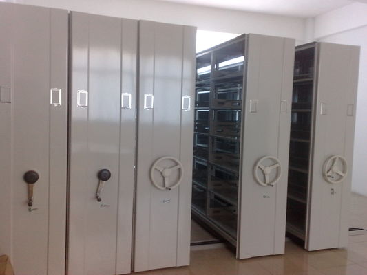 Kütüphane / Ofis Hareketli Dosya Dolapları Raf Sistemi Korozyon Koruması