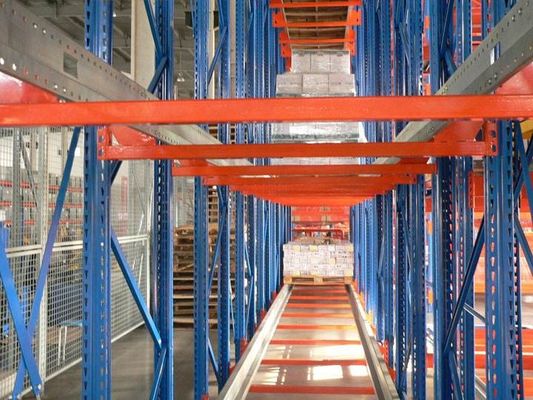 Turuncu / Mavi Uçak Pallet Racking Depolama Sistemi, Seçmeli Pallet Racking Sistemi
