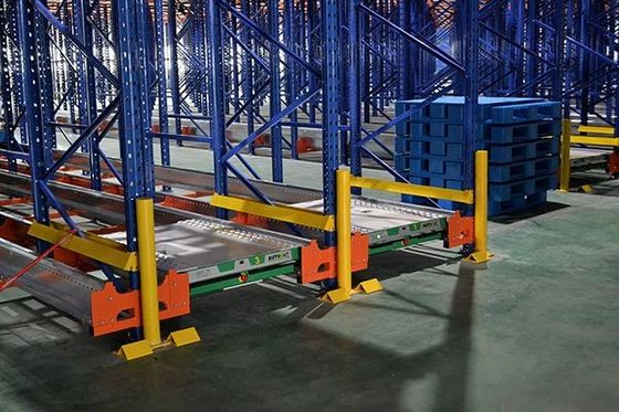 Turuncu / Mavi Uçak Pallet Racking Depolama Sistemi, Seçmeli Pallet Racking Sistemi