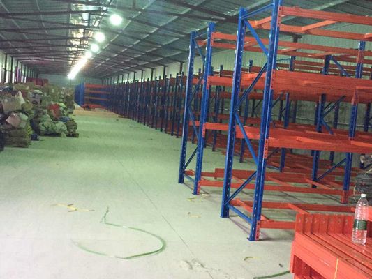 Düzenlenebilir Metal Raflar Çelik Ağır Görevli Palet Depolama Rafları Üreticiler
