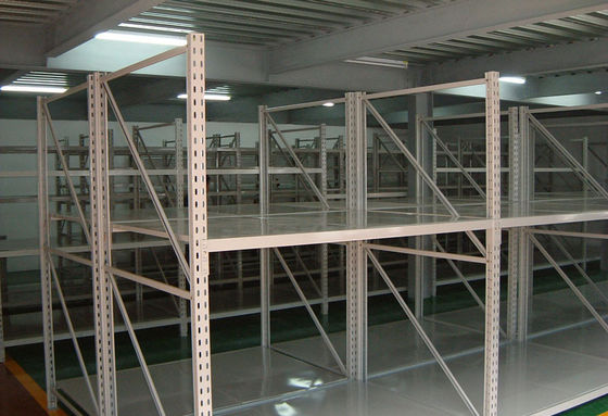 Endüstriyel Orta Görevli Depolama Rack Tozla Kaplı Uzun Uzaylı Racking Sistemi