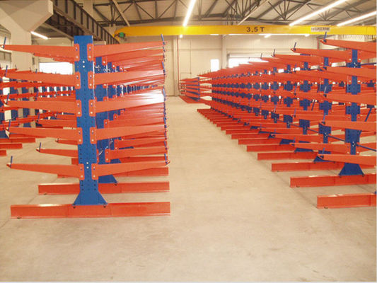 Karbon Çelik Kantarlı Pallet Racking Çift Taraflı Ağır Görevli Endüstriyel Kantarlı Raf
