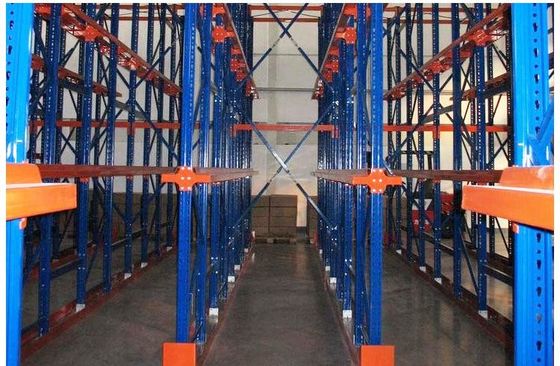 Düzenlenebilir sürücü pallet raf sistemi, soğuk depolama için pallet raf depolama sistemleri