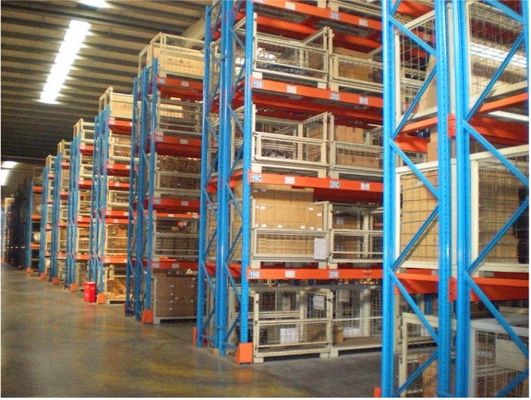 Endüstriyel Düzenlenebilir Ağır Görevli Pallet Racks Çifte Derinlik