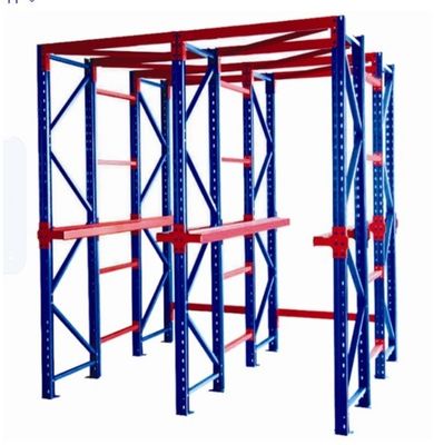 Özel Orta Görevli Depolama Rack Montajı / Kaynaklı Yapısal Çelik Palet Rack Üreticileri