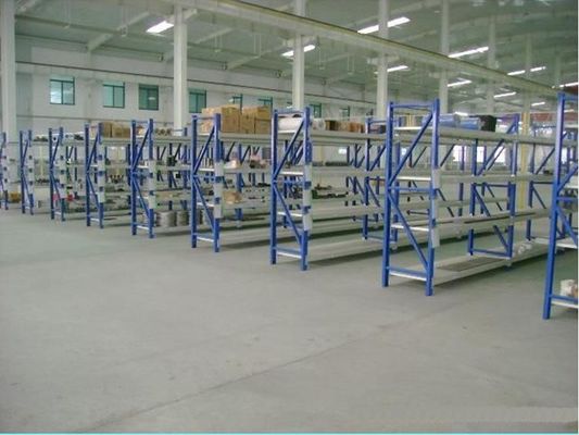 Orta Güçlü Endüstriyel Çelik Depo Rackları 500kg/katman Ticari Depo Rafları