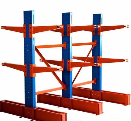 Endüstriyel için Çok Katmanlı Karbon Çelik Kantilever Pallet Racking Yüksek Yük Kapasitesi