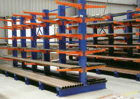 Endüstriyel için Çok Katmanlı Karbon Çelik Kantilever Pallet Racking Yüksek Yük Kapasitesi