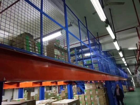 Özelleştirilmiş Endüstriyel Mezzanine Zeminleri Çok Seviye Pallet Rack Mezzanine Sistemleri