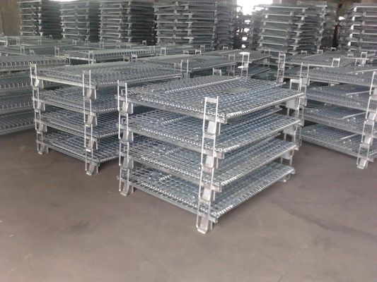 Galvanizli yüzey tedavisi ile hareketli yığılabilir çelik tel örgü kafes