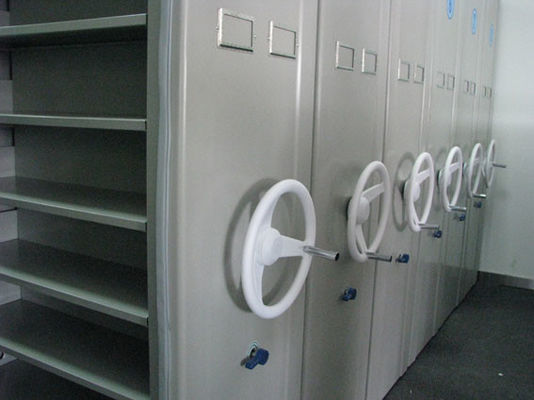 Kompakt dosya dolabı depolama sistemleri, metal yan dosya dolabı kaydırıcı raylı