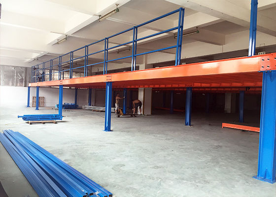 Depo / ofis için ağır metalik endüstriyel mezzanine zeminleri
