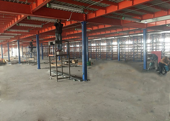Dayanıklı Rack Desteklenen Mezzanine Zemin Endüstriyel Mezzanine Sistemleri