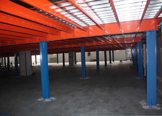 Büyük Stroge Yüksek Yük Kapasitesi İçin Özel Rack Desteklenen Mezzanine Zemini