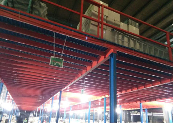 Büyük Stroge Yüksek Yük Kapasitesi İçin Özel Rack Desteklenen Mezzanine Zemini