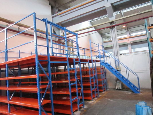 Endüstriyel Mezzanine Zeminleri, Palet Rack Destekli Mezzanine Montajı