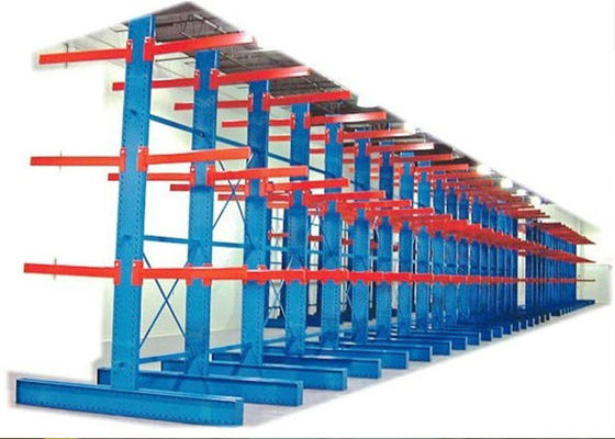 Karbon Çelik Q235 Kantelever Depo Rackları, Hammadde Depo Rackları