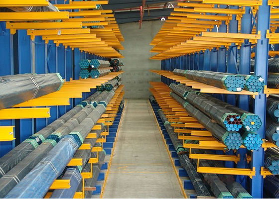 Ağır Güçlü Endüstriyel Kanteliver Palet Racking / Ahşap / Çamadan / Uzun borular için