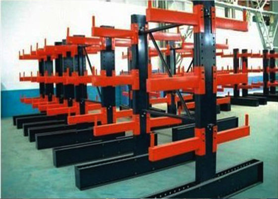 Çift taraflı kantilever pallet rafları