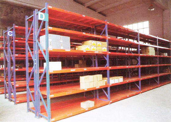Endüstriyel Orta Görevli Depolama Rack Tozla Kaplı Uzun Uzaylı Racking Sistemi