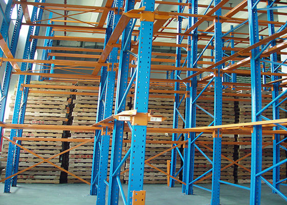 Endüstriyel Çelik Depo Racks ile Driven Powder Coat Paint Finish