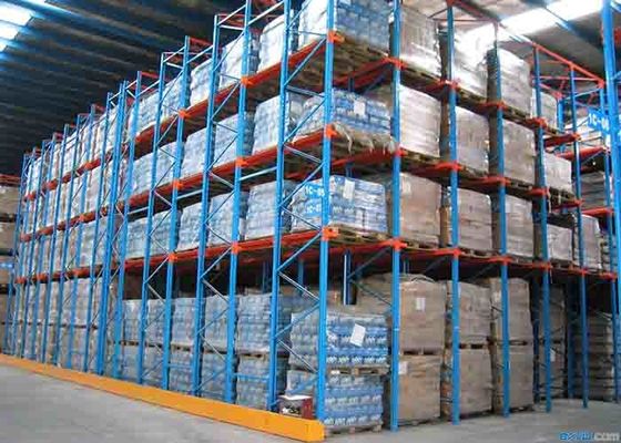 Endüstriyel Çelik Depo Racks ile Driven Powder Coat Paint Finish