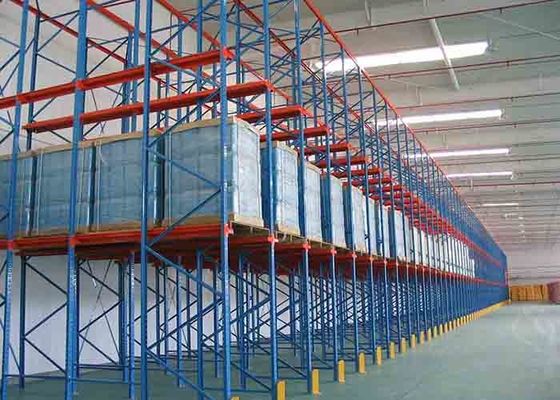 Endüstriyel Çelik Depo Racks ile Driven Powder Coat Paint Finish
