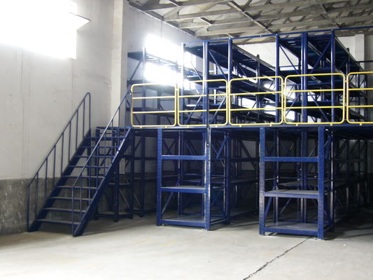 Endüstriyel Mezzanine Zeminleri, Palet Rack Destekli Mezzanine Montajı