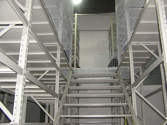 Endüstriyel Mezzanine Zeminleri, Palet Rack Destekli Mezzanine Montajı