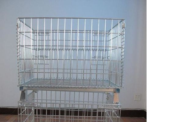 Galvanizli yüzey tedavisi ile hareketli yığılabilir çelik tel örgü kafes