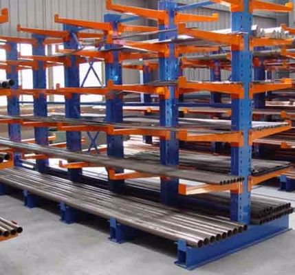 Endüstriyel için Çok Katmanlı Karbon Çelik Kantilever Pallet Racking Yüksek Yük Kapasitesi