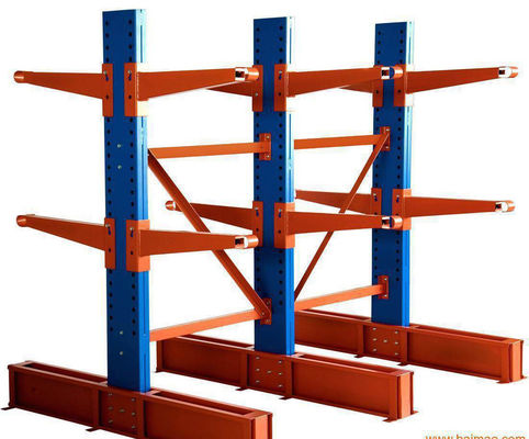 Endüstriyel için Çok Katmanlı Karbon Çelik Kantilever Pallet Racking Yüksek Yük Kapasitesi