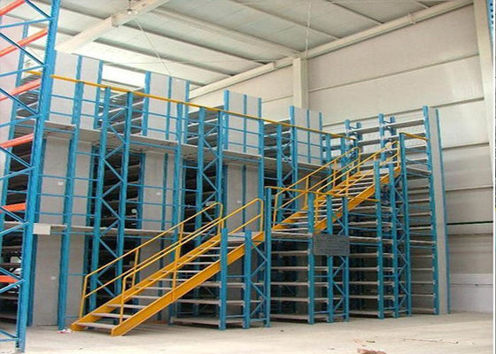 Pallet Rack Desteklenmiş Mezzanine, Çelik Depo Mezzanine Yerler Depolama için