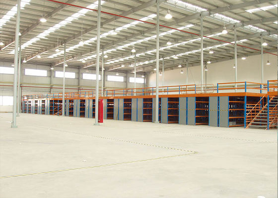Çok katmanlı yapısal çelik mezanin, raf destekli depolama mezanin platformları