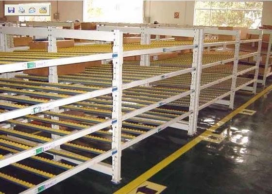 Depo Endüstriyel Depolama Rackları Üreticiler Yerçekimi Akışı Palet Racking Sistemleri