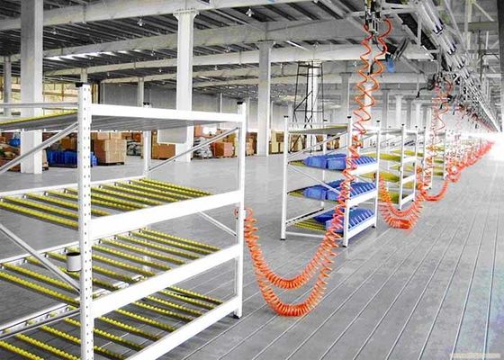 Depo Endüstriyel Depolama Rackları Üreticiler Yerçekimi Akışı Palet Racking Sistemleri