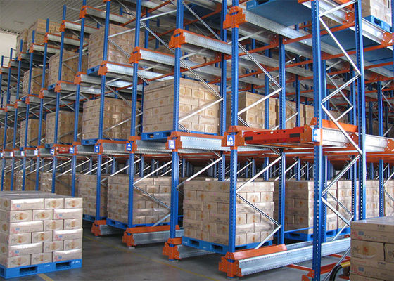 Turuncu / Mavi Uçak Pallet Racking Depolama Sistemi, Seçmeli Pallet Racking Sistemi