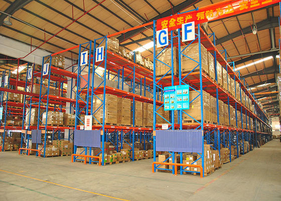 1500 kg/pallet Endüstriyel Çelik Depolama Raftları Ağır Görevli Depolama Raftları Pallet Depolama Raftları
