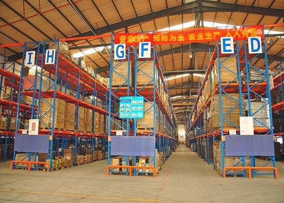 1500 kg/pallet Endüstriyel Çelik Depolama Raftları Ağır Görevli Depolama Raftları Pallet Depolama Raftları