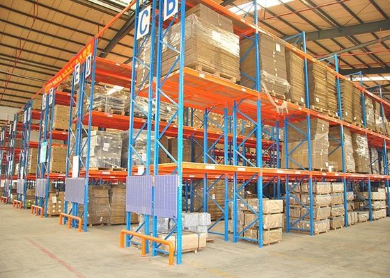 1500 kg/pallet Endüstriyel Çelik Depolama Raftları Ağır Görevli Depolama Raftları Pallet Depolama Raftları