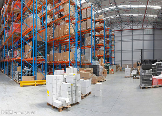 Düzenlenebilir Endüstriyel Çelik Depolama Rackları 1000kg/pallet Çift Derin Pallet Racking