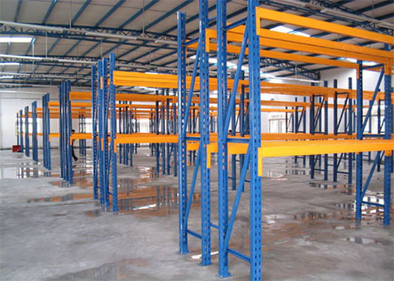 Düzenlenebilir Endüstriyel Çelik Depolama Rackları 1000kg/pallet Çift Derin Pallet Racking