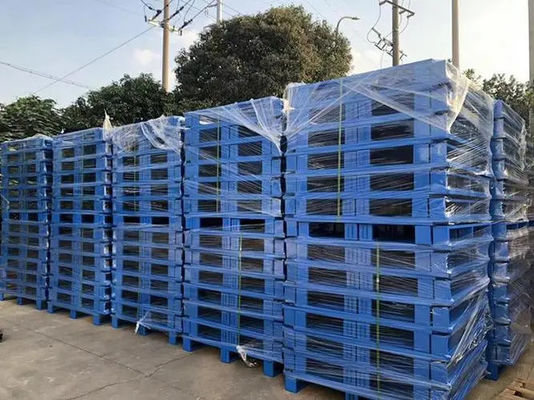 Depo Metal Euro Pallet, Yüklenebilir Çelik Palletler Çelik Depo Rack Sistemleri
