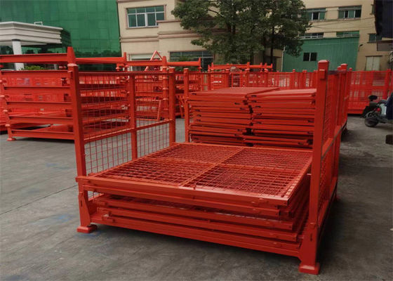 Metal Özel Kumaş Rulo Katlanabilir Yüklenebilir Depo Rafları
