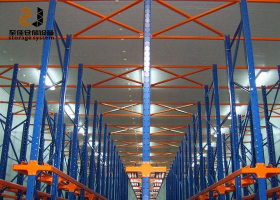Birleştirilmiş paletli mallar için toz kaplama raflarda kullanma sürüşü