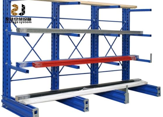250-800lbs Cantilever Pallet Racking Toz Kaplama Cantilever Rack
