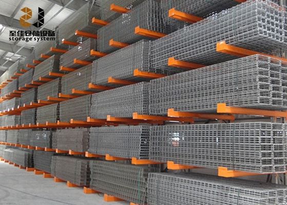 Boru depolama için çok seviyeli kantilever pallet rafları korozyona karşı