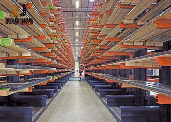 Toz kaplama 300-1800mm Kol Safelock Kantelever Racking Sistemi ile
